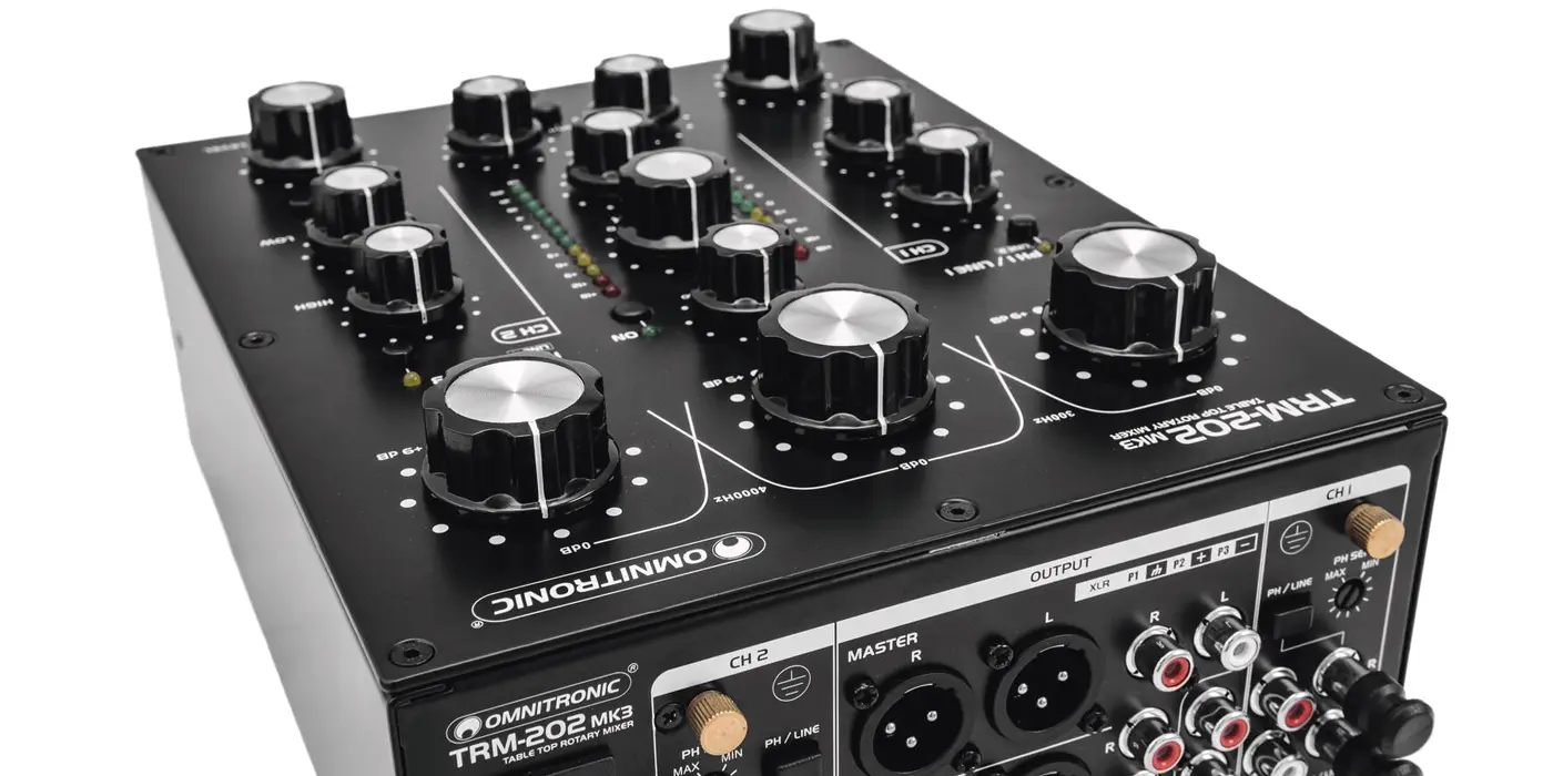 OMNITRONIC Rotary Mixer Close-up