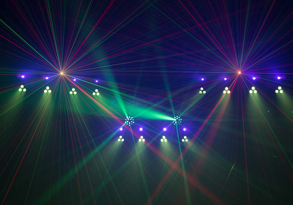 Combined light effect devices for event technolgy