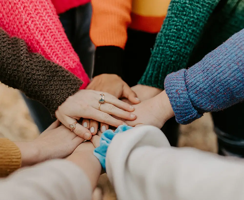 Unternehmensgebäude im Sonnenuntergang