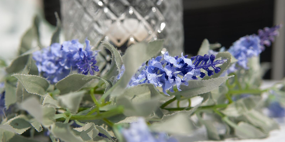 EUROPALMS Printemps avec plantes artificielles Guirlandes & Graminées