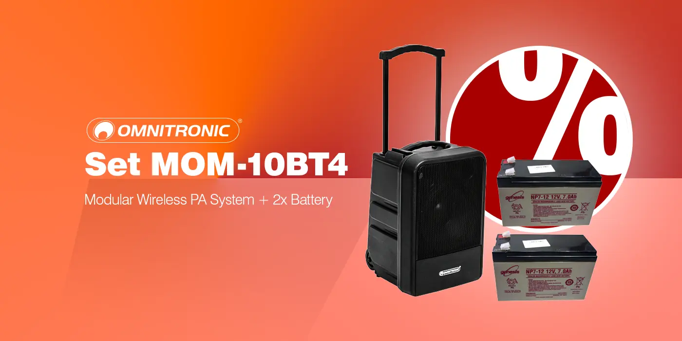 OMNITRONIC Set MOM-10BT4