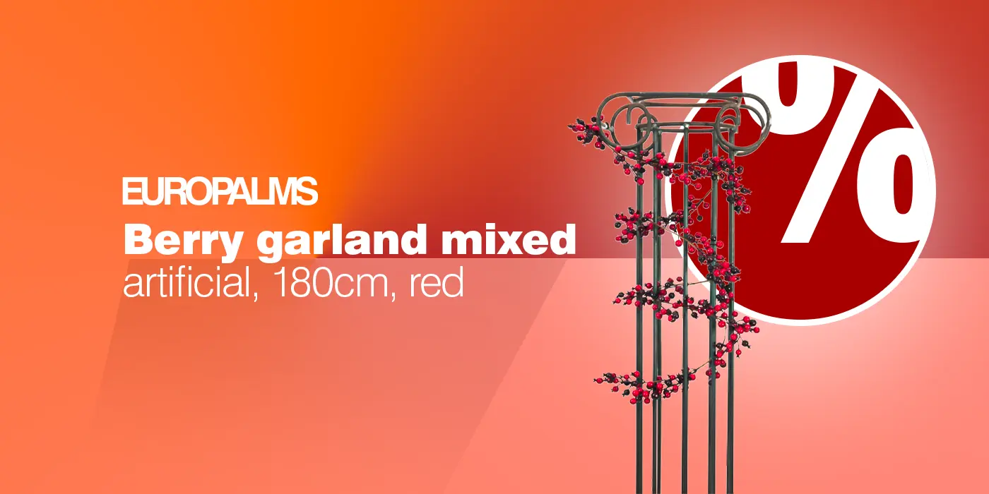 EUROPALMS Beerengirlande gemischt